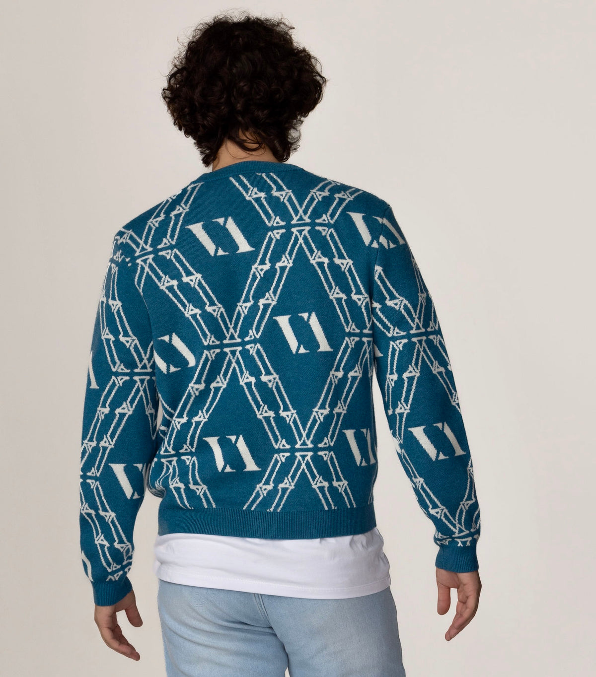 VENCCI VV Cardigan Assinatura Monograma