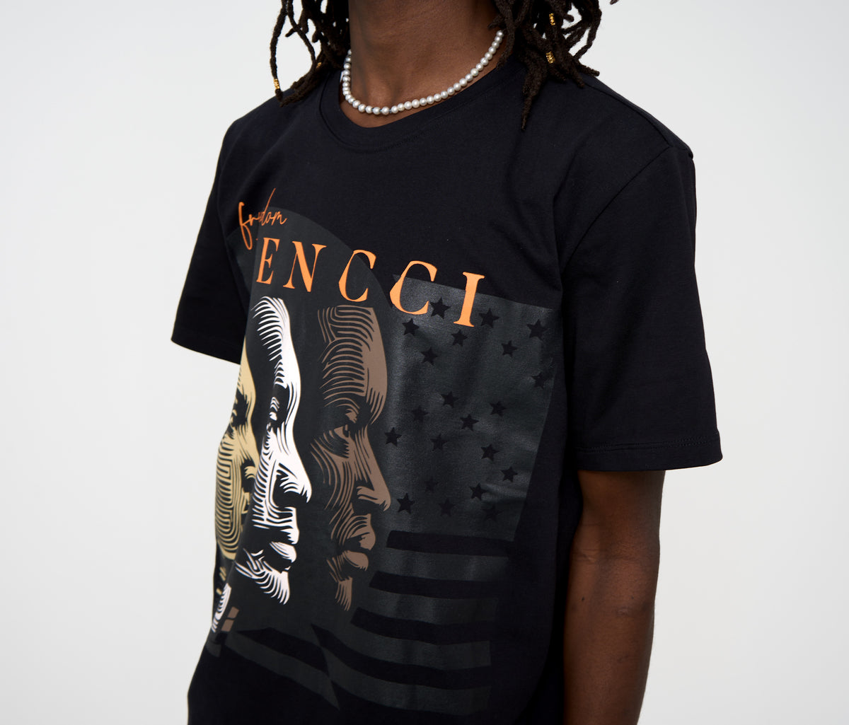 Camiseta VENCCI Freedom Penteada Algodão