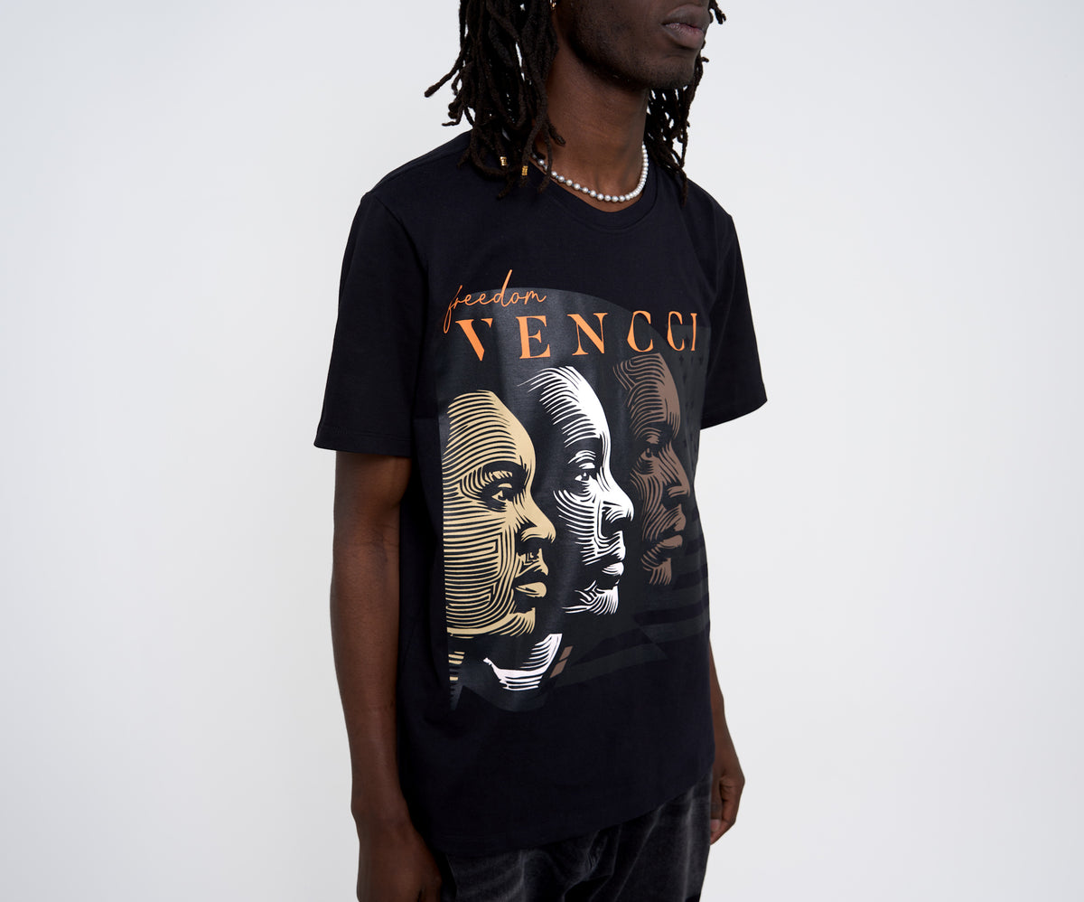 Camiseta VENCCI Freedom Penteada Algodão