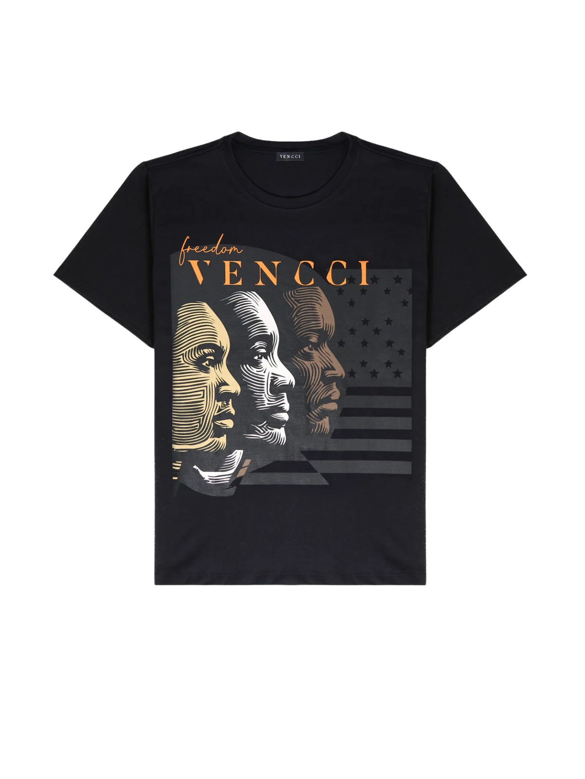VENCCI FREEDOM COMBED COTTON TEE