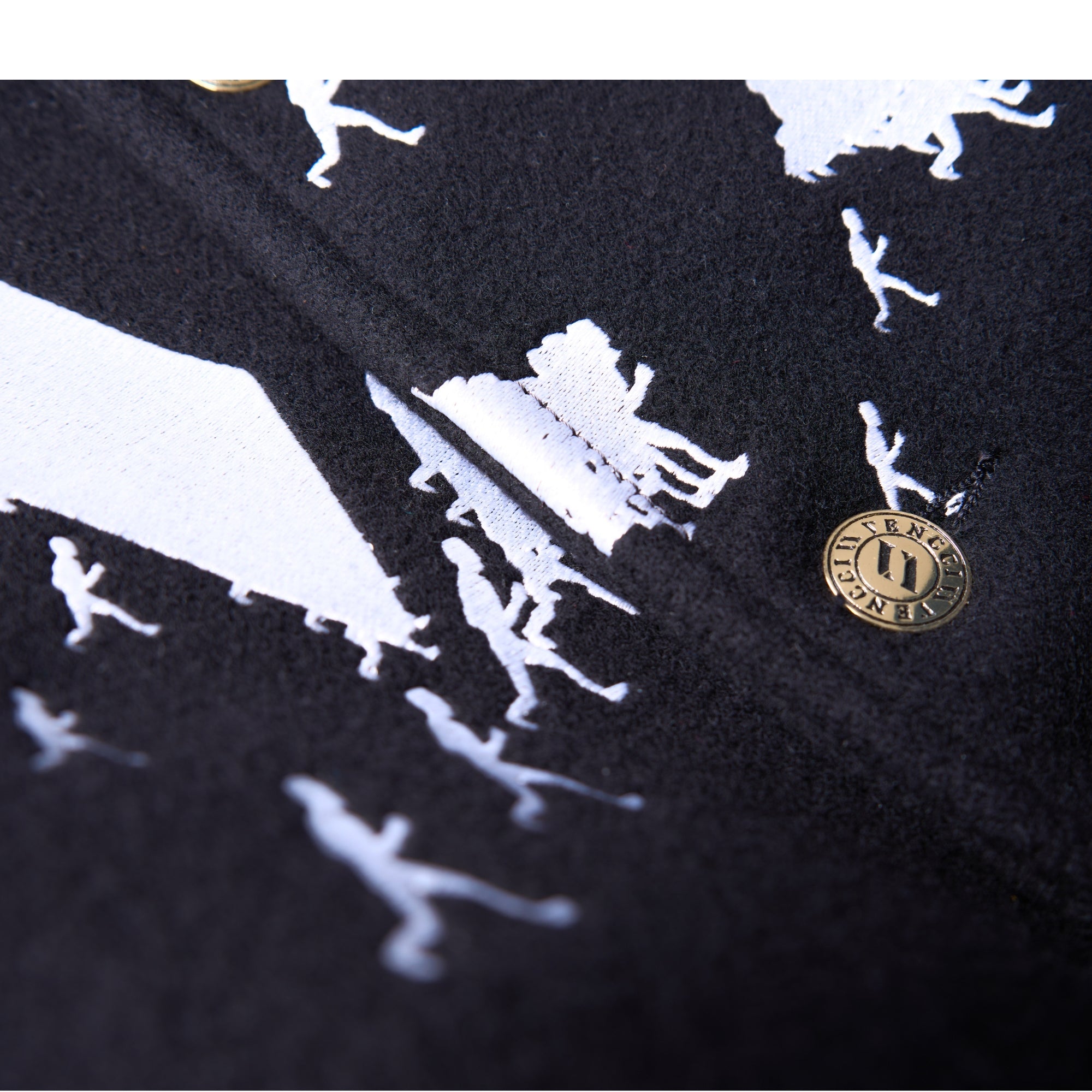 Move jacket — lambskin leather sleeve detail