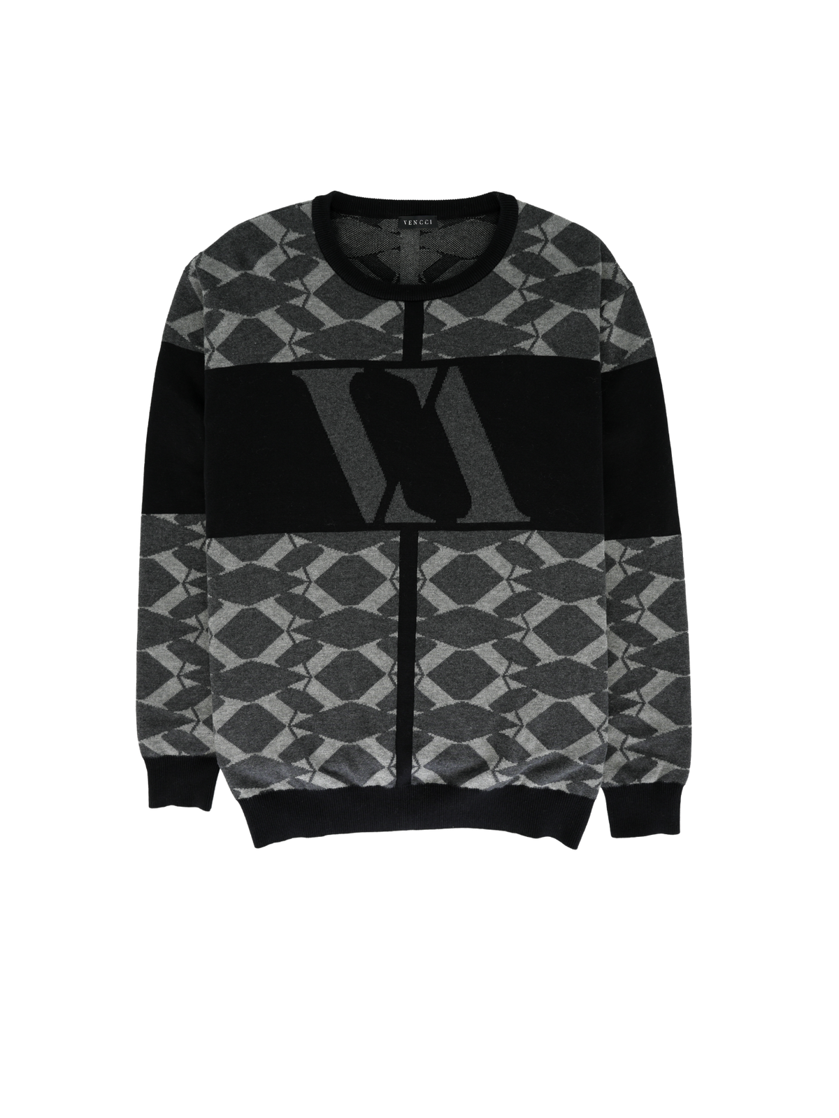 VENCCI MONOGRAM VV SWEATER