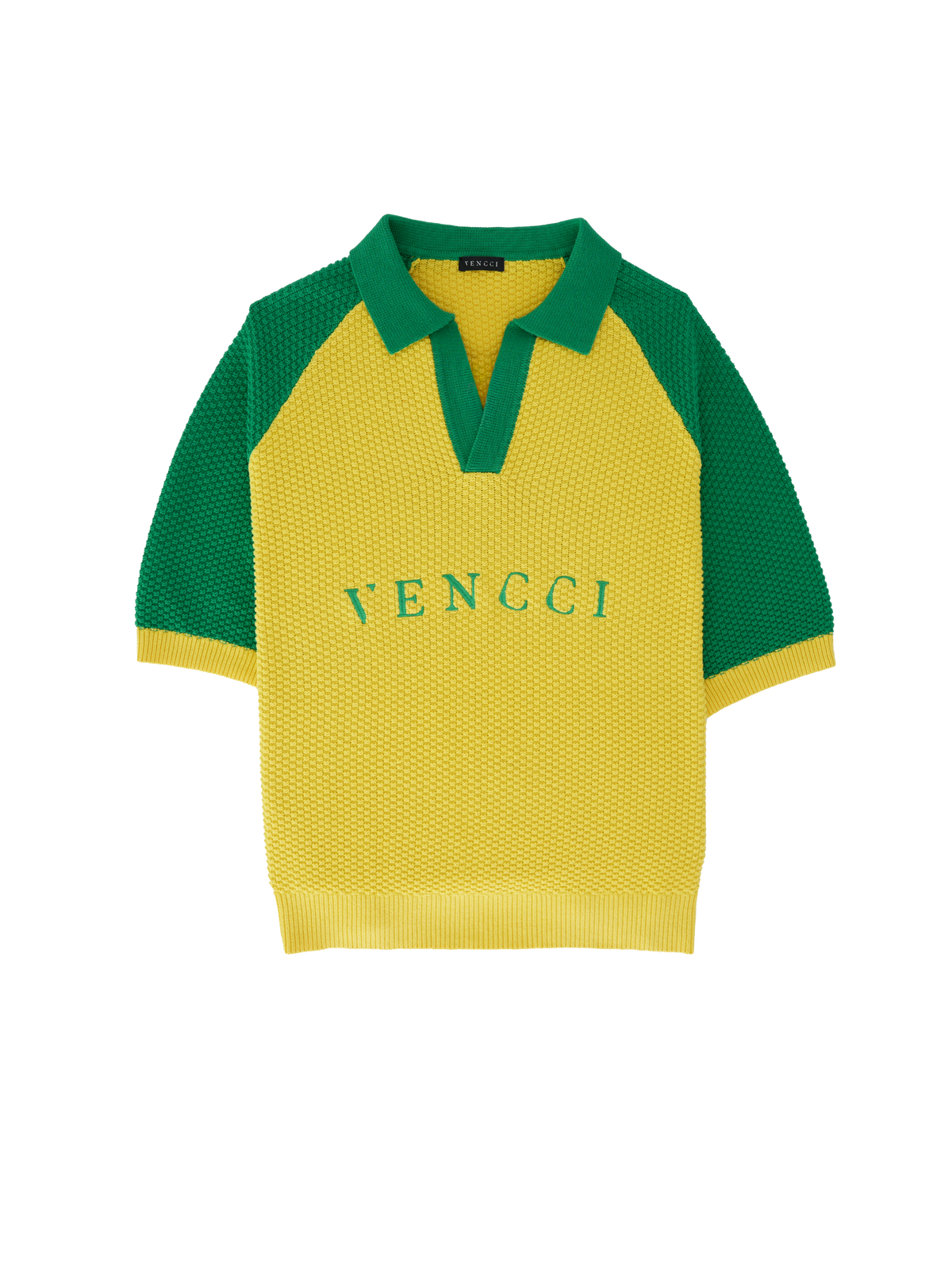 Vencci Carnival Heritage — Textured Knit Polo