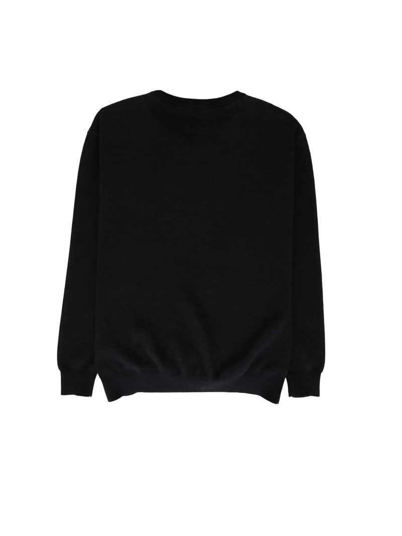 VENCCI BAROQUE CROSS SWEATER