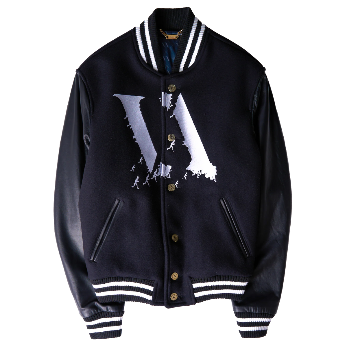 VENCCI MOVE College Jacket in Italian Wool