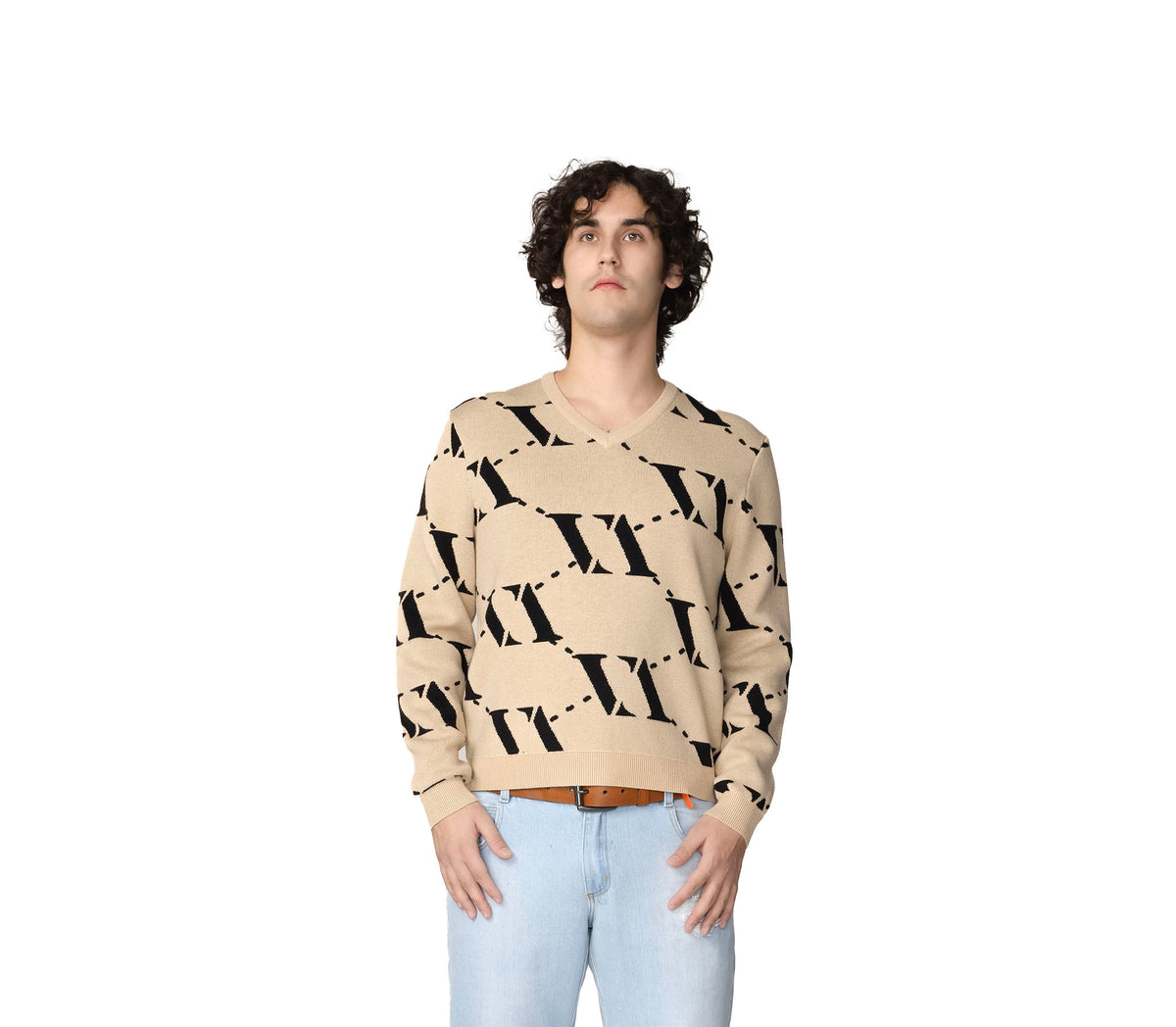 Suéter de pata de gallo VV