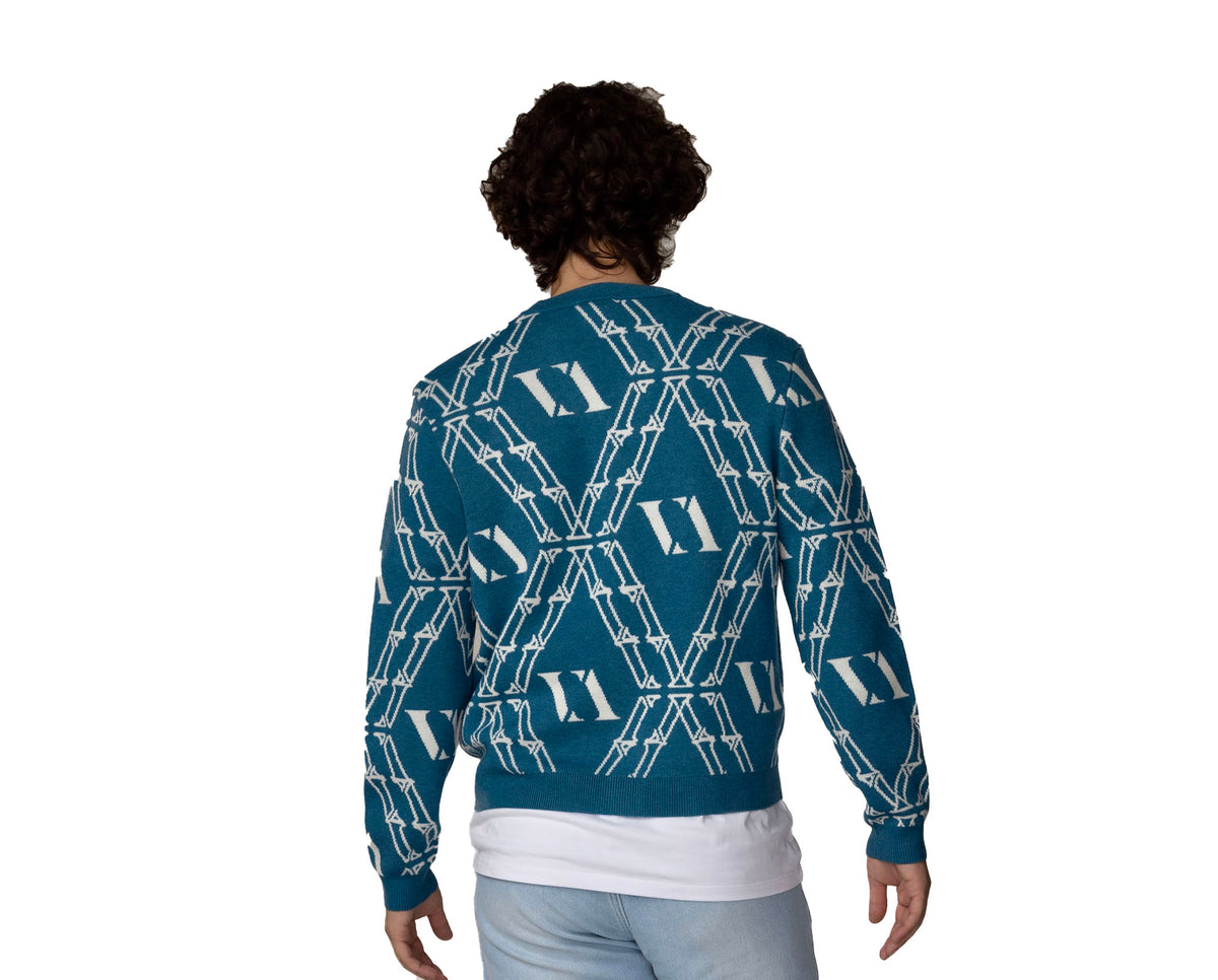 VV BLUE SIGNATURE CARDIGAN