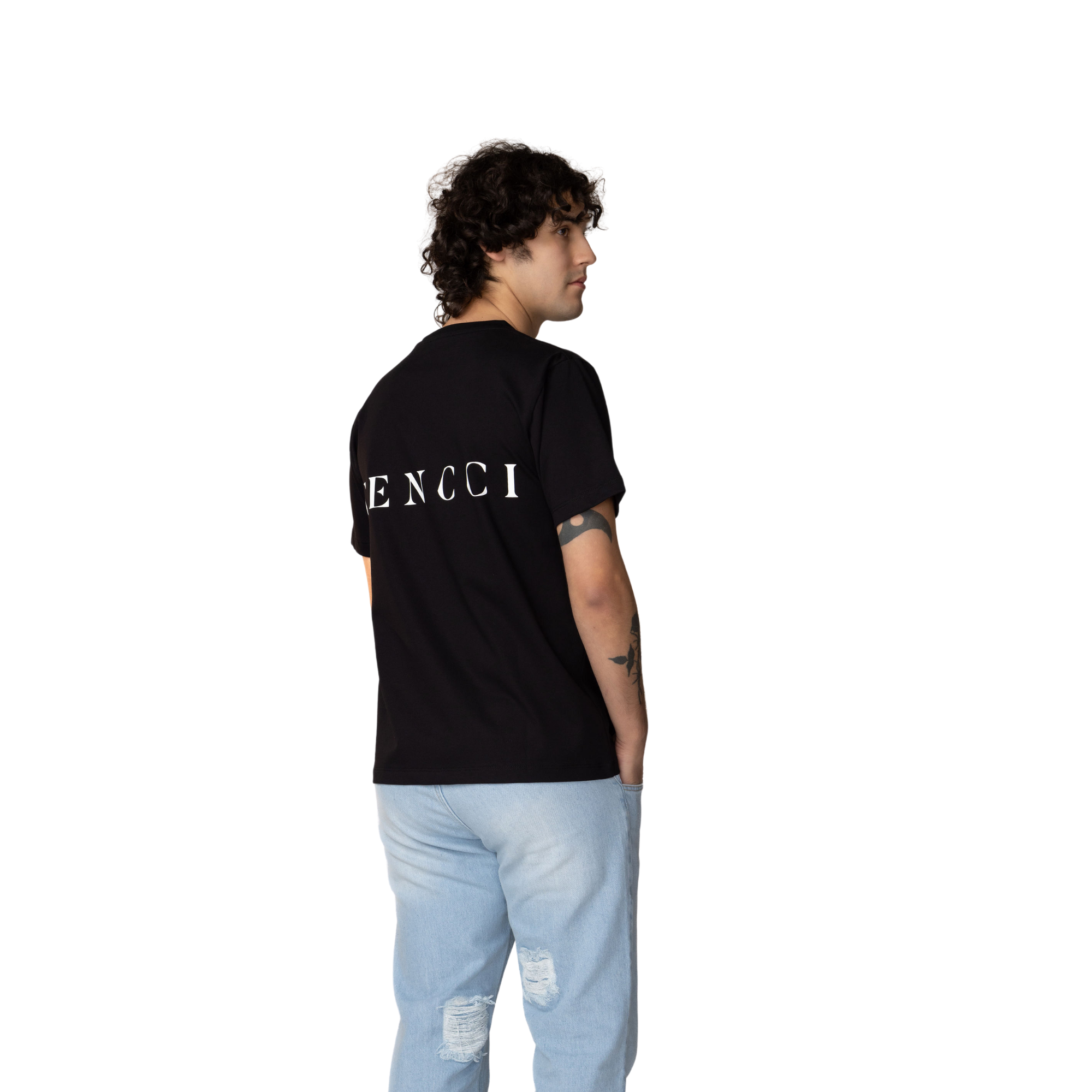 Serpent jersey tee — worn by model
