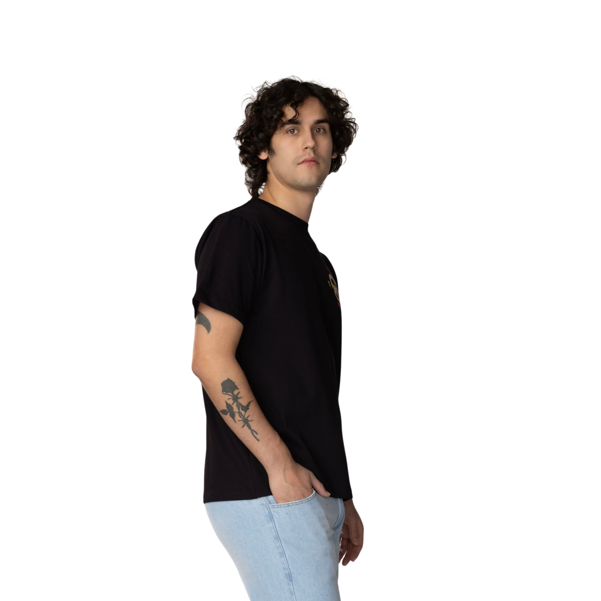 Serpent jersey tee — back view