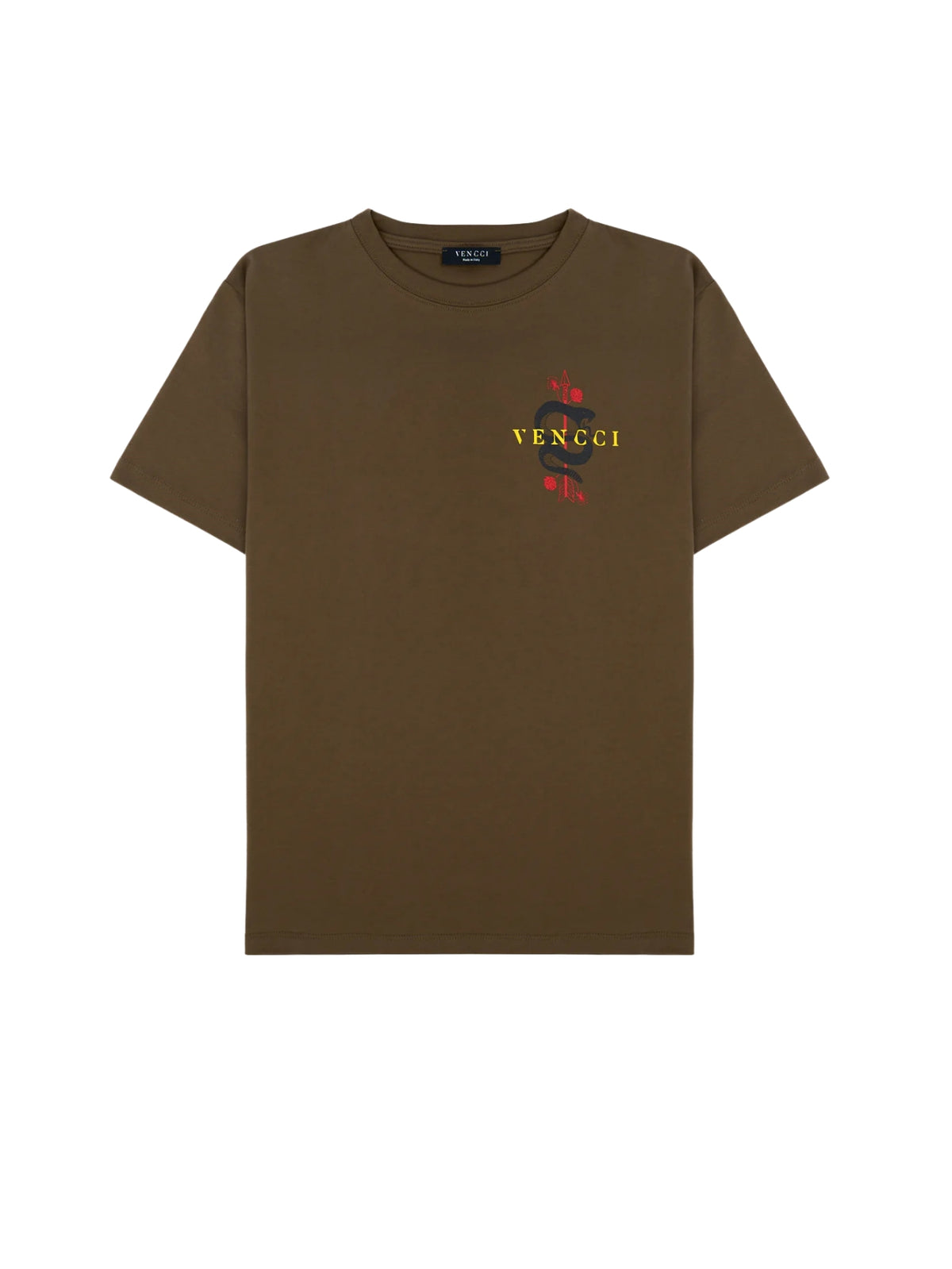 SERPENT COMBED JERSEY COTTON TEE