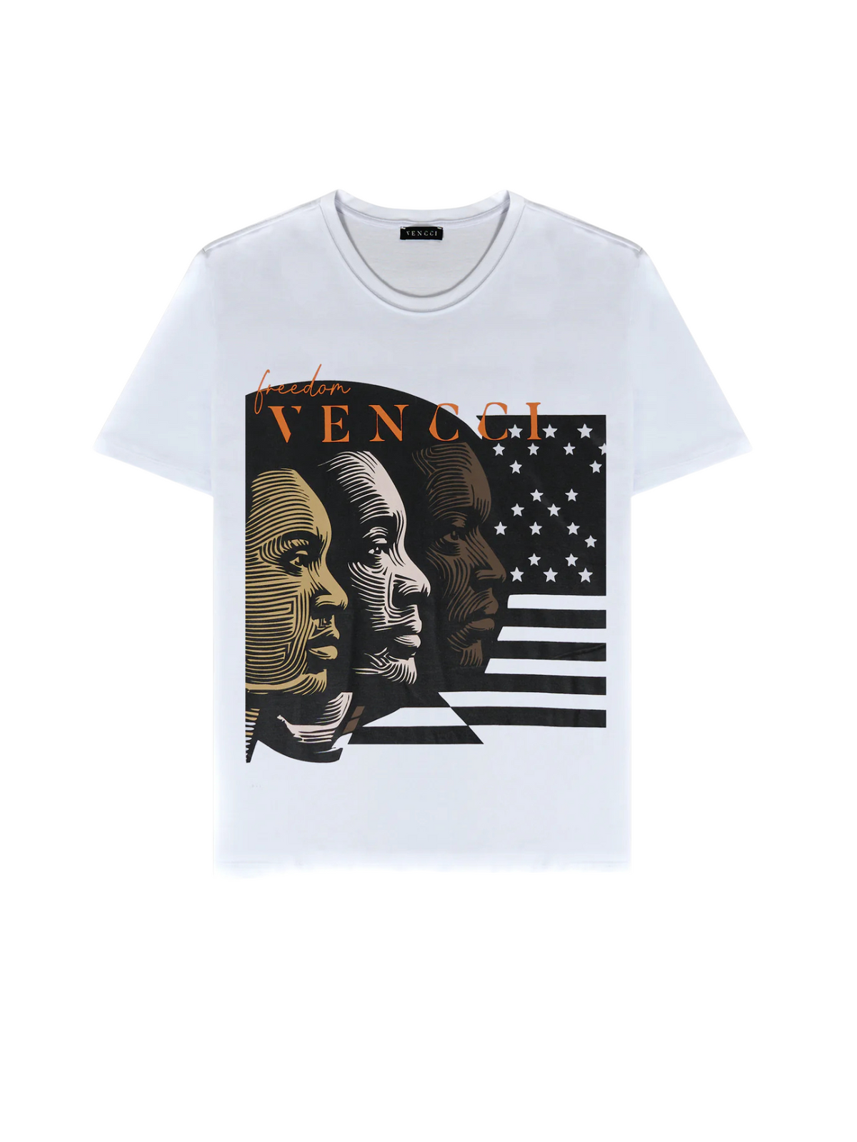 VENCCI FREEDOM COMBED COTTON TEE