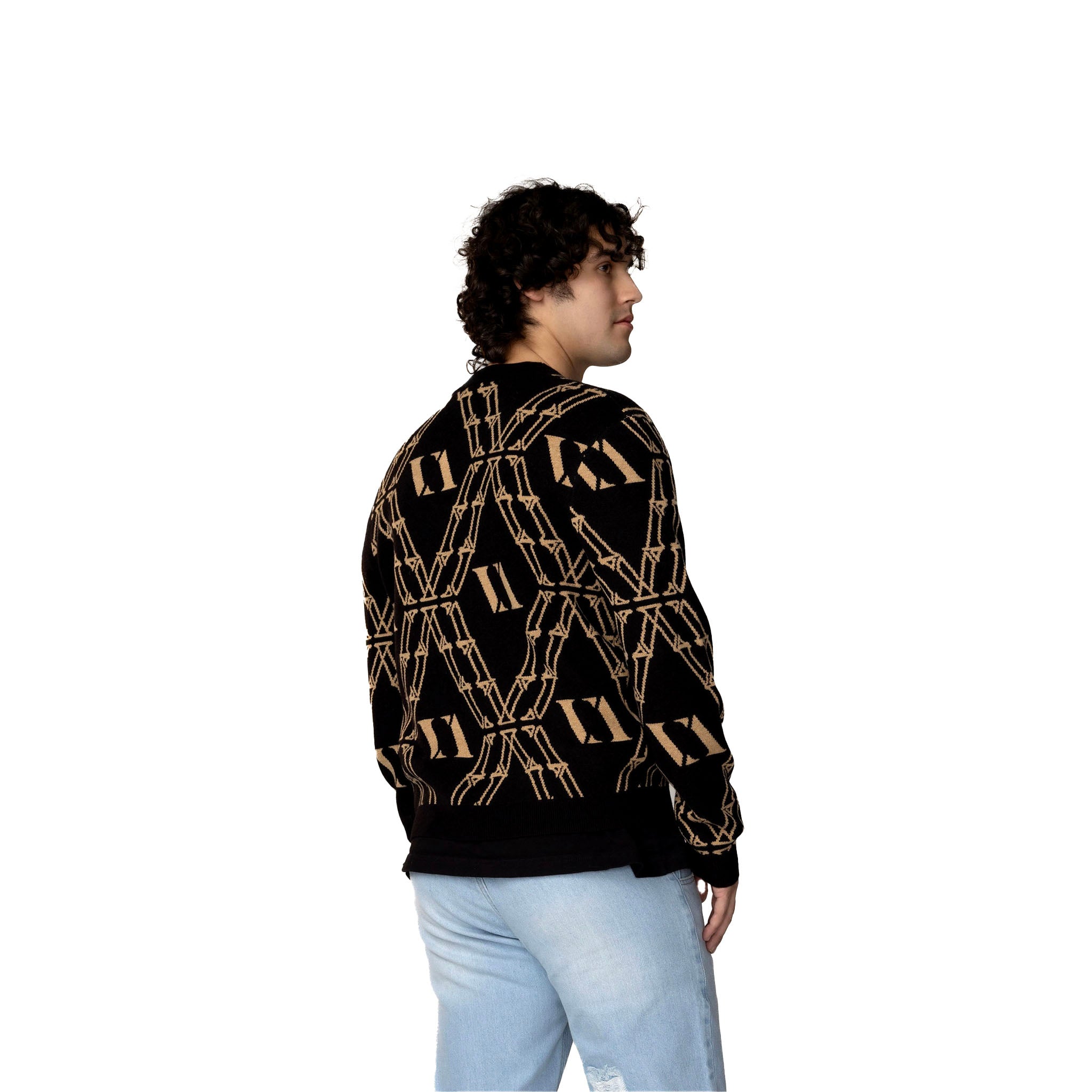 Vencci VV Signature Cardigan — Merino Wool Blend